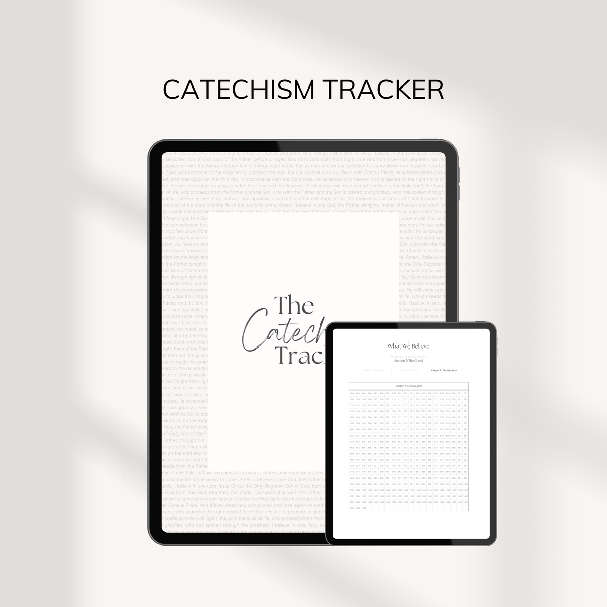 Catechism Tracker