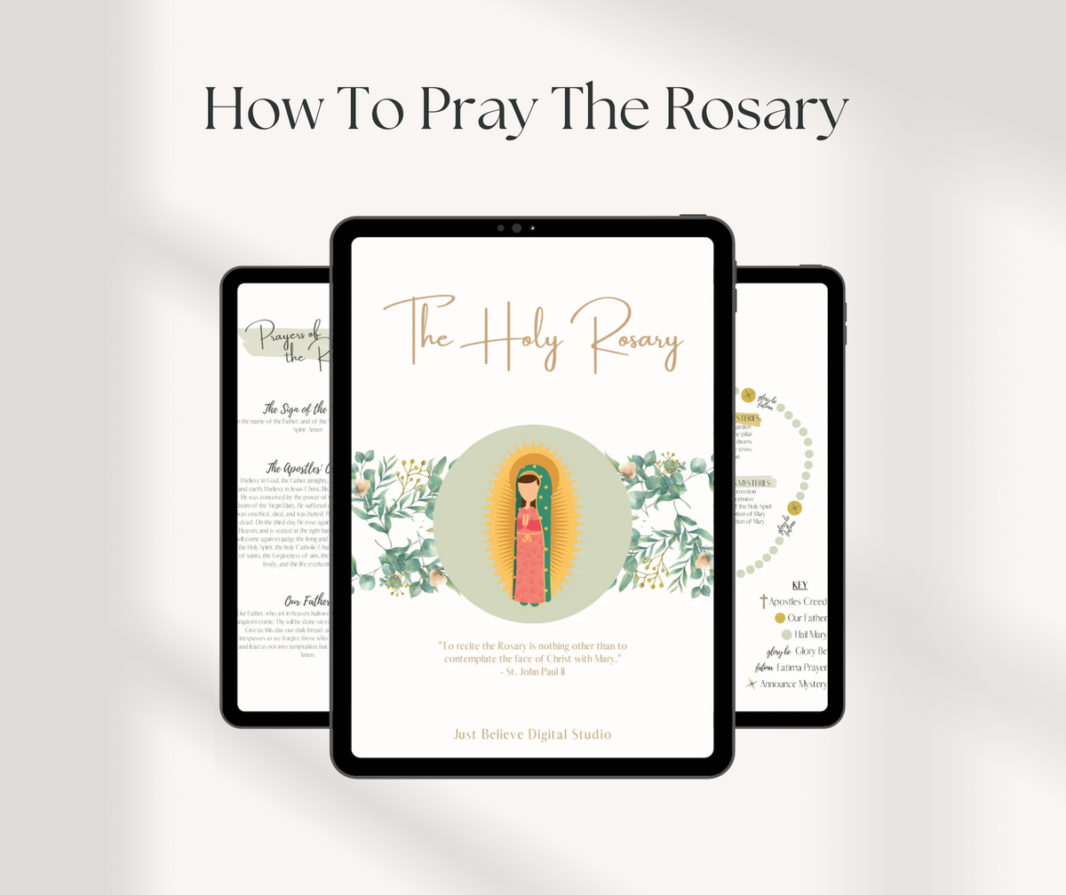 How To Pray The Rosary (English/Spanish)