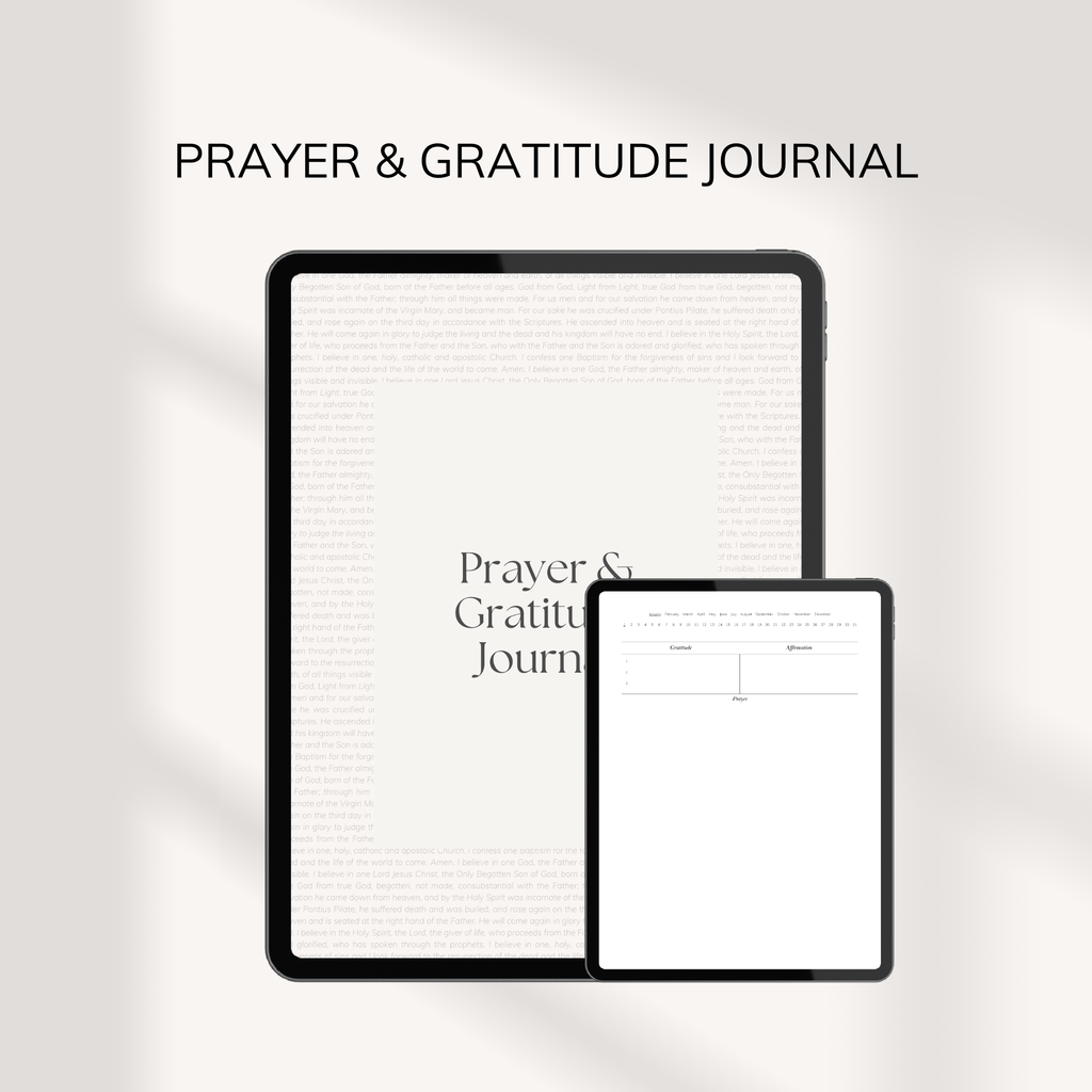 Catholic Prayer & Gratitude Journal