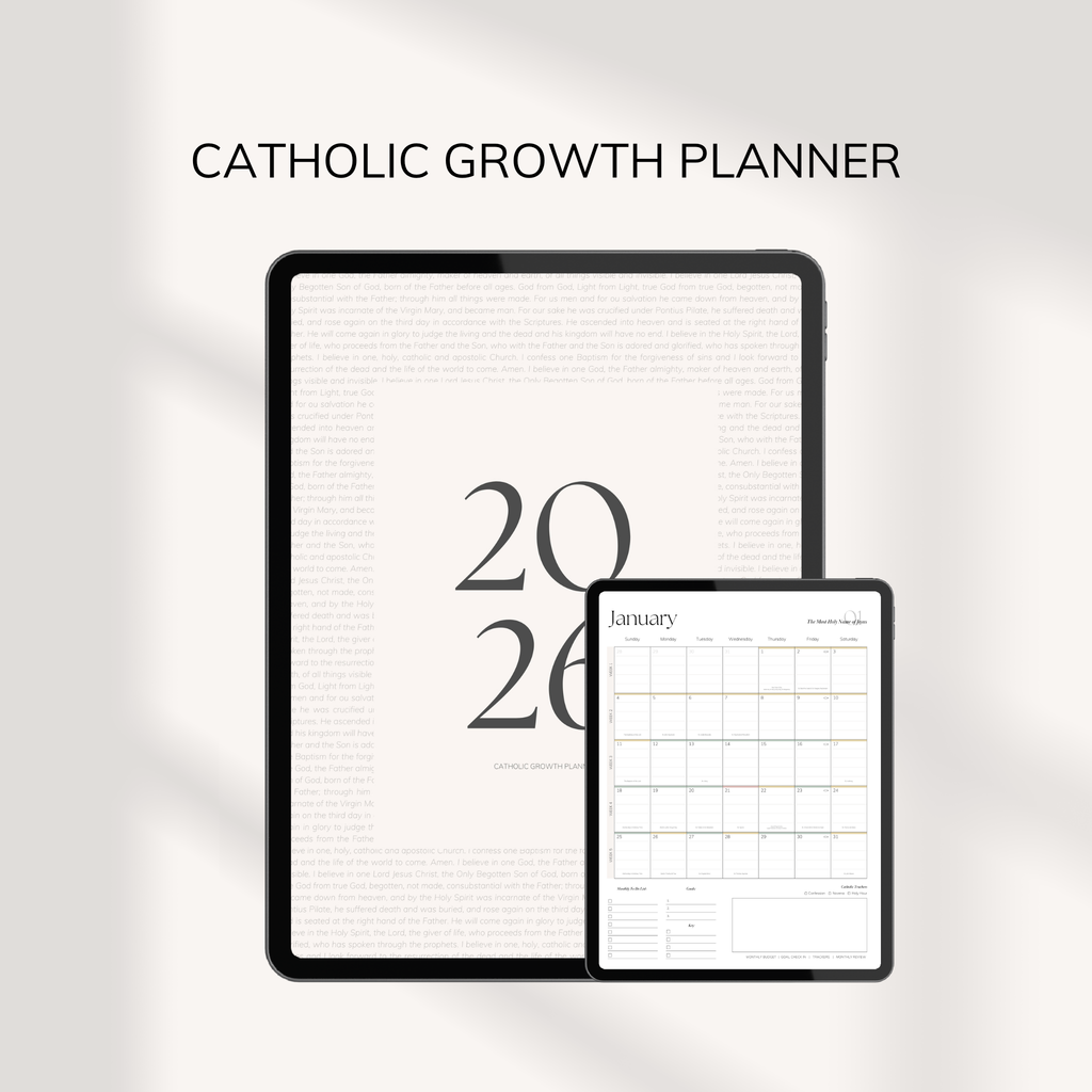 2026 Catholic Growth Digital Planner