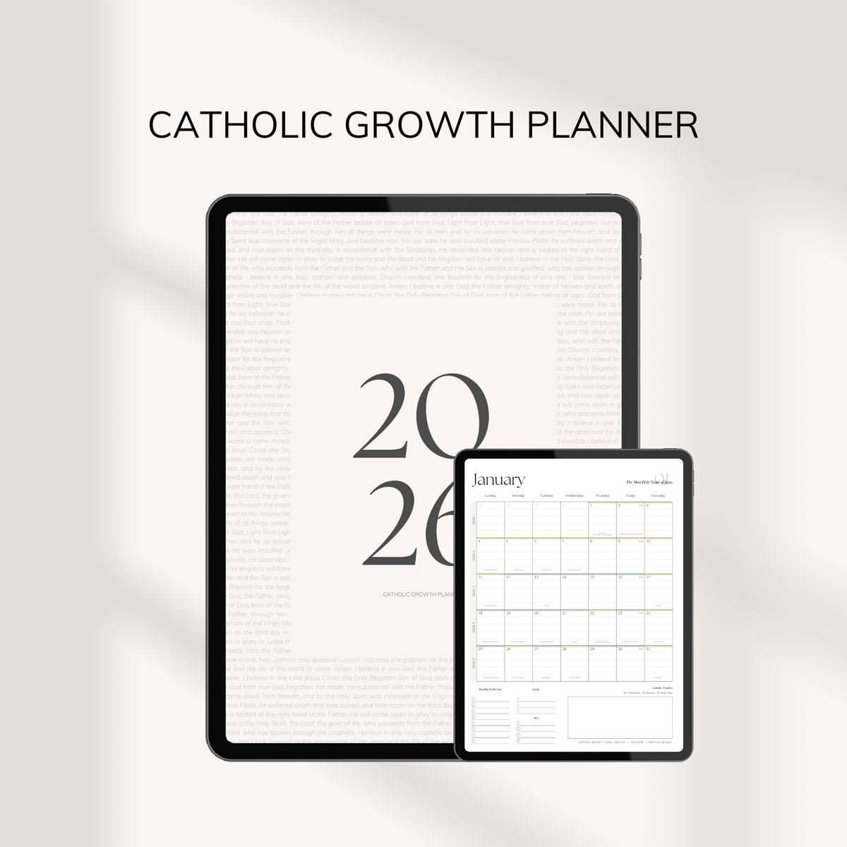 2026 Catholic Growth Digital Planner