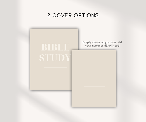 Bible Study Journal