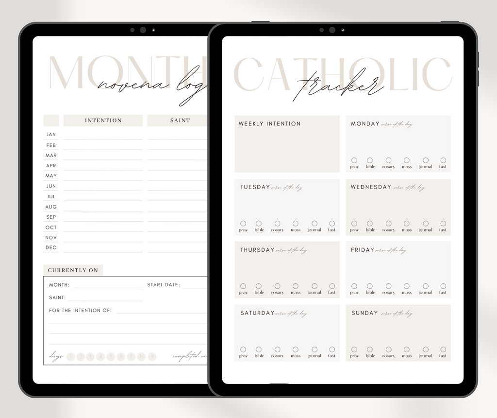 Catholic Prayer Planner