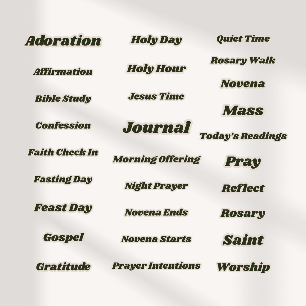 Catholic Digital Sticker Set