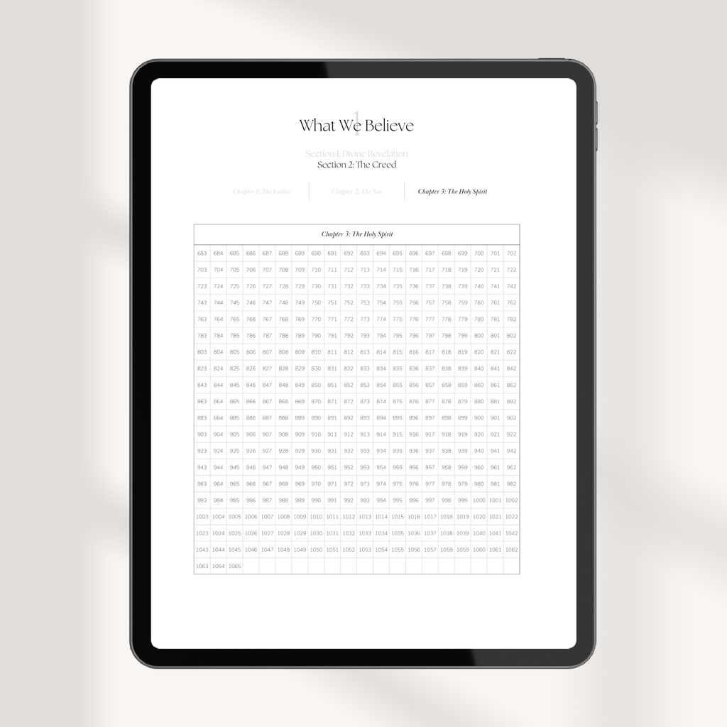 Catechism Tracker