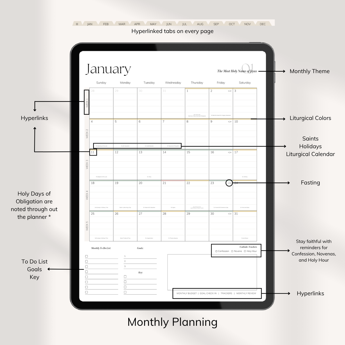 2026 Catholic Growth Digital Planner