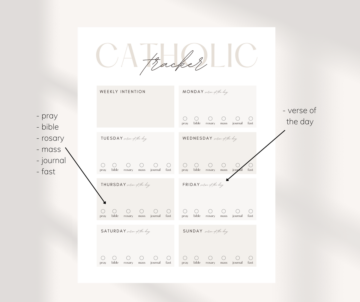 Catholic Prayer Planner