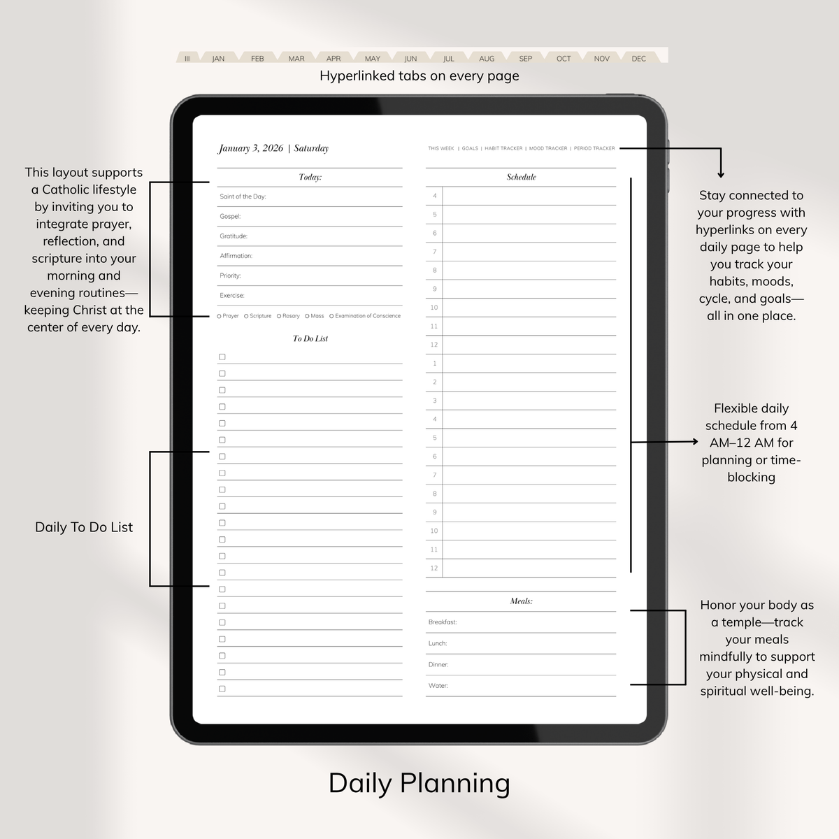 2026 Catholic Growth Digital Planner