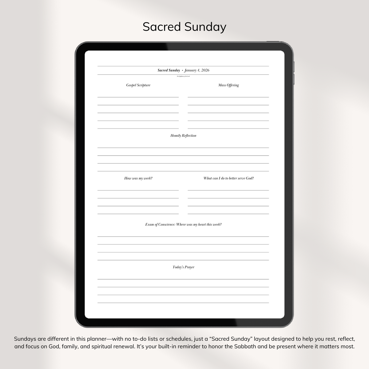 2026 Catholic Growth Digital Planner