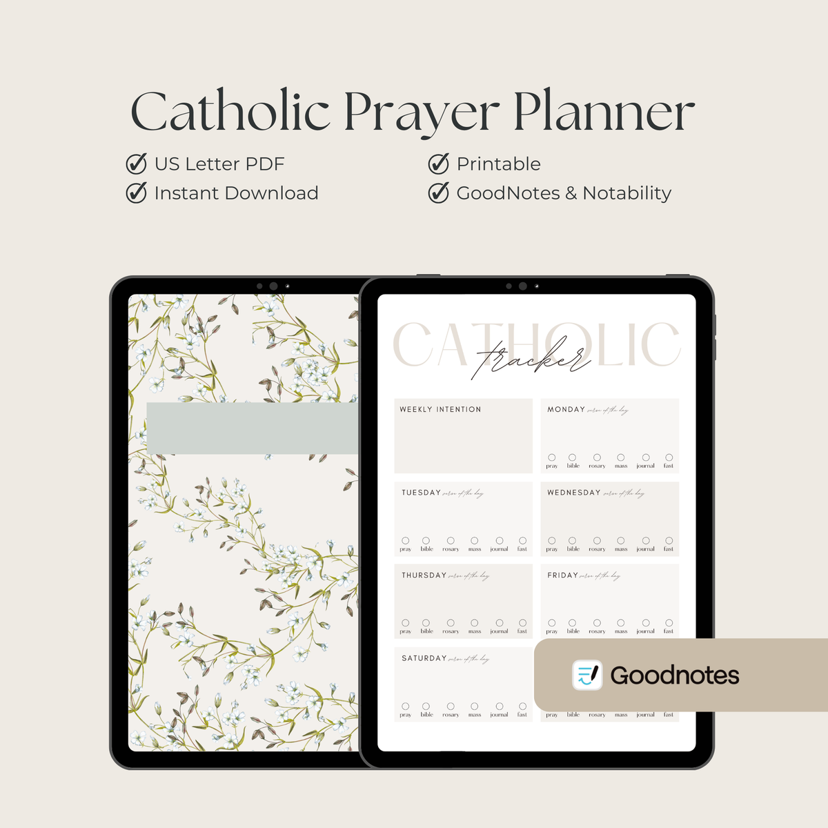 Catholic Prayer Planner